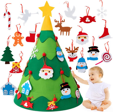 Montessori 3D Árbol de Navidad | Creativo y educativo para familiarizarse con la Navidad